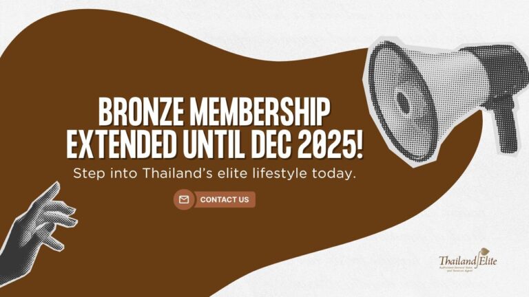 Thailand Privilege Card Extends Bronze Membership Until December 31, 2025 cover